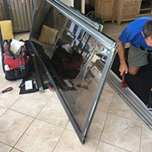 sliding glass door frame repair Temple Terrace